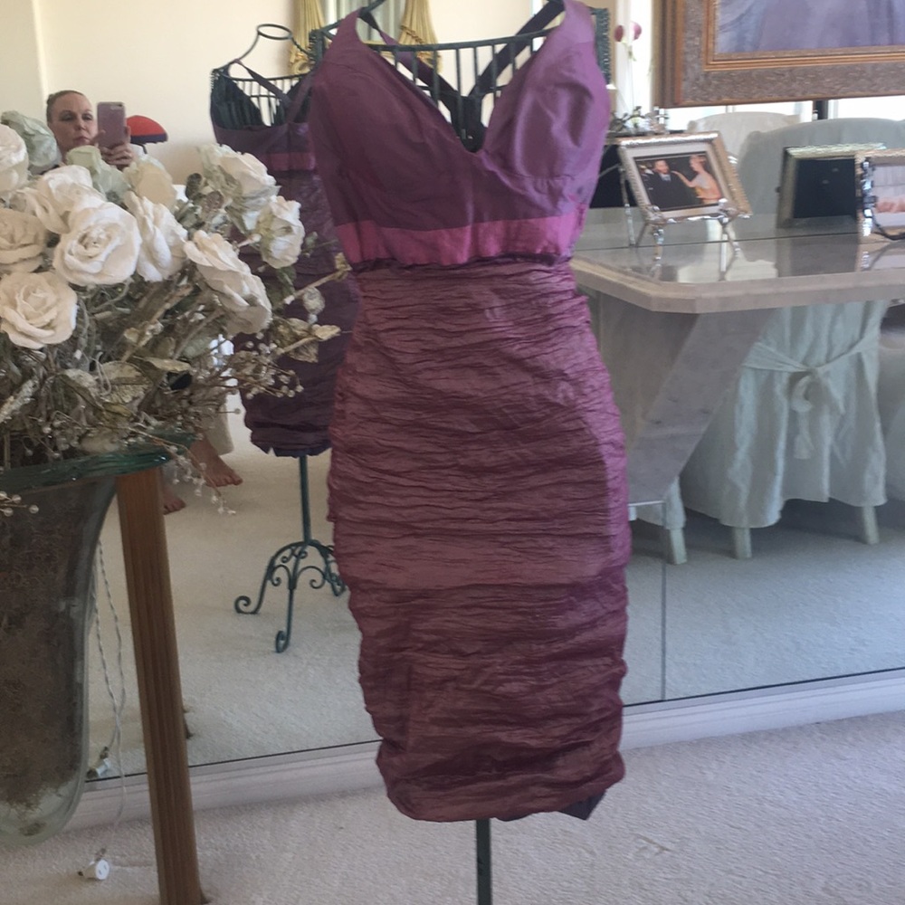 Lavender Nicole Miller cocktail dress
